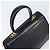 Borsa a mano Gancini in pelle nera e oro Salvatore Ferragamo Auth hk3303 Nero D'oro - vista 6