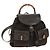 Zaino in nylon Gucci Bamboo marrone argento 003 2058 0016 5 Auth 161352