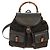 Zaino in nylon Gucci Bamboo marrone argento 003 2058 0016 5 Auth 161352 - vista 2