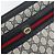 Borsa a Spalla Gucci GG Supreme Sherry Line PVC Blu Navy Oro 41 02 090 Auth 159405 D'oro - vista 14