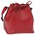 Noe LOUIS VUITTON Borsa a Spalla Petit Noé Epi Rossa M44107 LV Auth 161368 Rosso