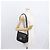 Céline Borsa a Spalla CELINE in Pelle Nera Oro Auth 160698 Nero D'oro - vista 25