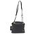 BALLY Bolsa de Ombro com Corrente Couro Marinho Dourado Auth 161052 Azul marinho
