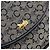 Céline Borsa a Spalla Celine C Sulky in Tela Blu Navy e Oro Auth 161412 D'oro - vista 15