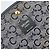 Céline Borsa a Spalla Celine C Sulky in Tela Blu Navy e Oro Auth 161412 D'oro - vista 19