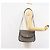 Céline Borsa a Spalla Celine C Sulky in Tela Blu Navy e Oro Auth 161412 D'oro - vista 25