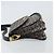 Céline Borsa a Spalla Celine C Sulky in Tela Blu Navy e Oro Auth 161412 D'oro - vista 5