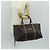 Borsa Boston in tela a nido d'ape PVC nera e oro Auth 158426 Christian Dior Nero D'oro - vista 22