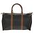 Borsa Boston in tela a nido d'ape PVC nera e oro Auth 158426 Christian Dior Nero D'oro - vista 3