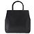 Borsa Tote in Pelle Gucci Bamboo Nera 002 1059 Auth 160597 Nero - vista 2