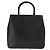 Borsa Tote in Pelle Gucci Bamboo Nera 002 1059 Auth 160597 Nero - vista 3