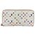 Carteira Zippy Monograma Multicolorido Louis Vuitton Branca M60241 Auth LV 162714 Branco - vista 2