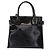 Borsa a Mano GUCCI Smalto 2 vie Nero Oro Auth 158500 D'oro - vista 3