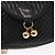 BALLY Borsa a Spalla a Catena Pelle Nera Oro Auth 161473 Nero D'oro - vista 14