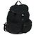 PRADA Backpack Nylon Black Silver Auth gh1538 Silvery
