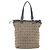 Bulgari Borsa Tote BVLGARI Logo Mania Canvas Beige Oro Auth hk3330 D'oro - vista 3