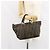 Borsa a mano in tela Zucca FENDI nera e marrone Auth 161083 Nero - vista 21