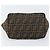 Borsa a mano in tela Zucca FENDI nera e marrone Auth 161083 Nero - vista 9