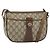 Gucci Borsa GG Supreme Web Sherry Line in PVC beige e oro 89 02 032 Auth 161109 D'oro