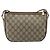 Gucci Borsa GG Supreme Web Sherry Line in PVC beige e oro 89 02 032 Auth 161109 D'oro - vista 3
