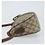 Gucci Borsa GG Supreme Web Sherry Line in PVC beige e oro 89 02 032 Auth 161109 D'oro - vista 5