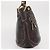 Céline Bolso de Hombro CELINE de Cuero Marrón Oscuro Dorado Auth 161102 - vista 5