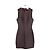 Autre Marque Vestido marrón Castaño