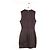 Autre Marque Vestido marrón Castaño - vista 3