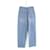 Autre Marque Jeans rectos de algodón azul  - vista 3