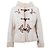 Abrigo corto de shearling para mujer de Prada con capucha Beige