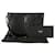 Saint Laurent Pochette per tablet con monogramma Nero  - vista 1
