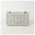 Chanel Borsa a spalla media in tweed classico Bianco - vista 3