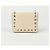 Valentino Billetera bi-fold Rockstud Blanco - vista 2