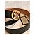 Gucci Marmont Gürtel aus schwarzem Leder - Ansicht 6