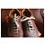 Sneakers Hermès Trail in pelle marrone - vista 6