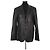 Zadig & Voltaire Abrigo de cuero negro