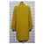 Cappotto Moschino in lana giallo e multicolore - vista 3