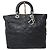 Schwarze gesteppte Tote aus weichem Lammleder Christian Dior