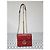 Bolsa transversal Gucci em couro vermelho com logo G entrelaçado - vista 12