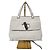 Borsa a tracolla quotidiana piccola Bamboo Gucci Off-White Crudo