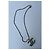 Collana con Pendente Chanel Nera e Argento Metallo Nero - vista 3