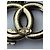 Collana con Pendente Chanel Nera e Argento Metallo Nero - vista 6