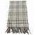 Sciarpa vintage in lana merino e cashmere grigia di Burberry Grigio