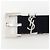 Cintura Standard Nera Saint Laurent Nero - vista 2