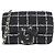Borsa a spalla in lana nera Chanel AS4388 Nero