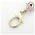 Portachiavi Chanel ABG014 Nero Rosa Bianco - vista 5