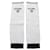 Gaiter Chanel avec le Marque Coco Noir Blanc