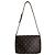 Borsa a spalla corta Musette Tango Louis Vuitton Marrone - vista 3
