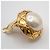Chanel Vintage Round Clip-On Metal with Faux Pearl - vista 7
