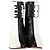 Stivaletti bicolore 4G Givenchy in pelle bianca e nera Bianco - vista 2